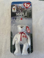 1999 McDonald s Maple the Bear Exclusive Rare Ty Beanie Baby NEW Canada