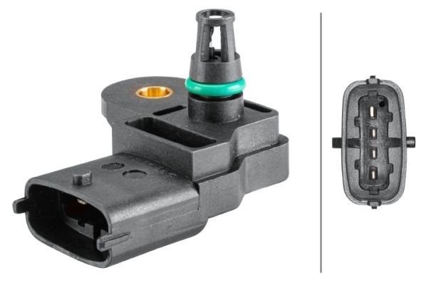 Hella 6PP 358 152-321 Sensor, Ladedruck Rechts FüR Chevrolet Opel Saab-image