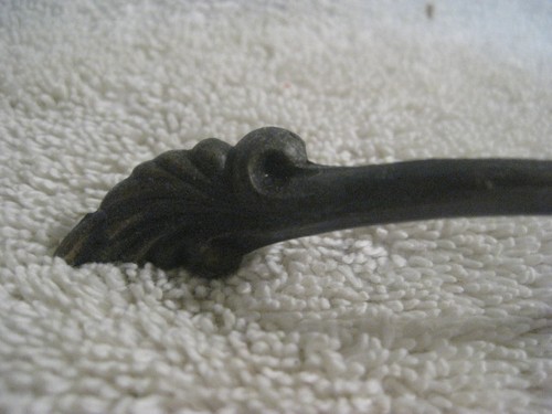 Vintage Brass / Metal Ornate Cabinet Pulls/ Drawer Pulls 4 5/8“ Set Of 9 - Picture 5 of 6
