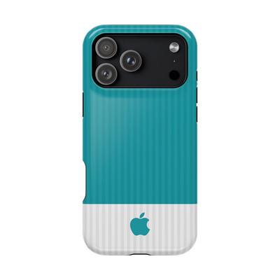 Retro Mac G3 Themed Blueberry iPhone Tough Case Dual Layer Protection
