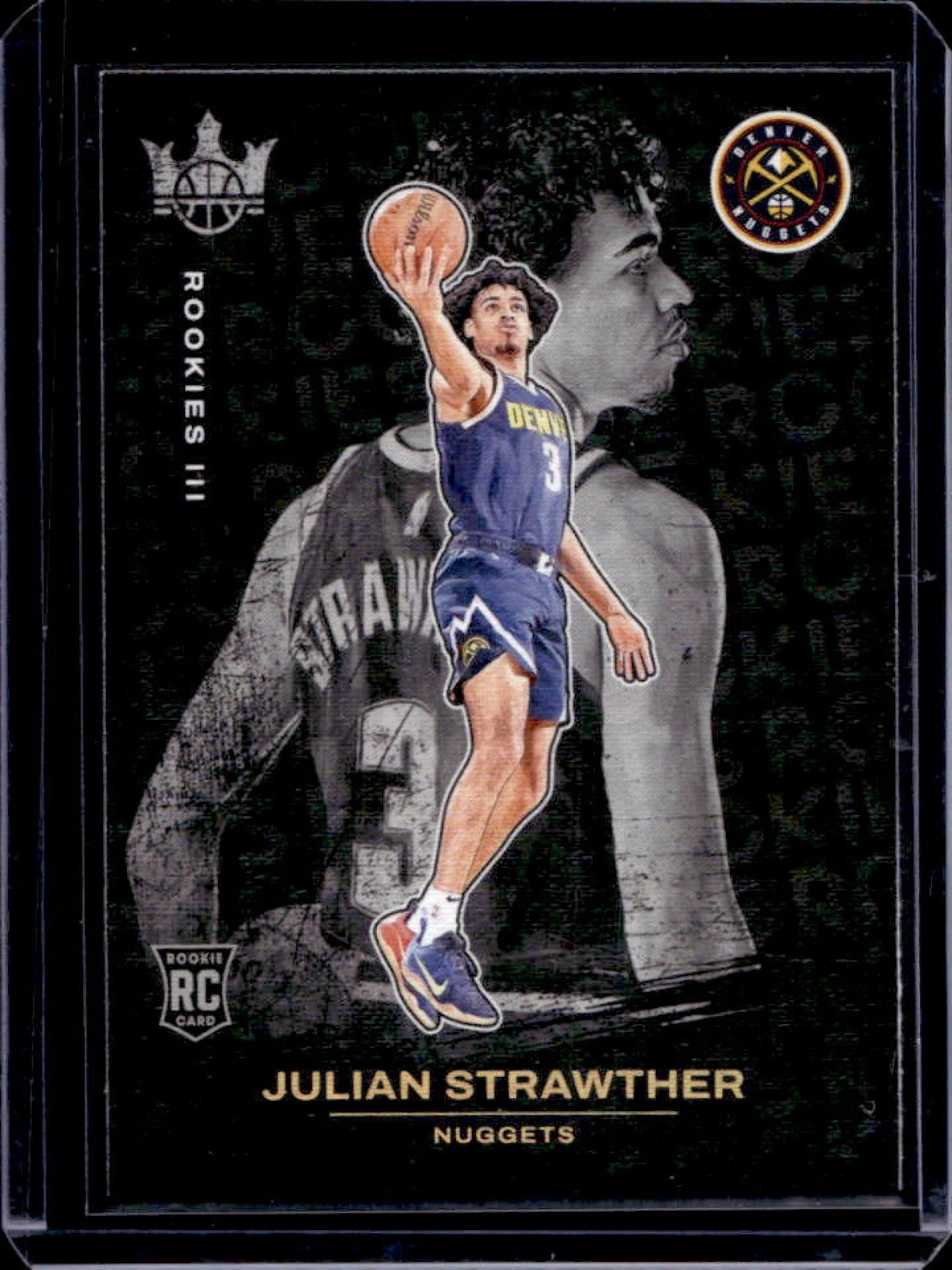 2023-24 Court Kings Julian Strawther RC Tier Three #155 Nuggets