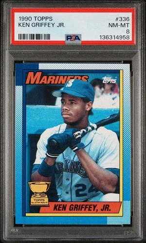 1990 Topps Ken Griffey Jr All-Star Rookie #336 PSA 8 NM-MT Seattle Mariners HOF