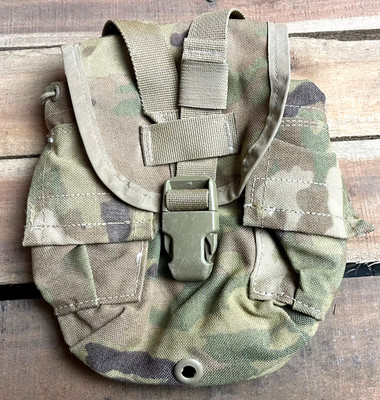 USGI Army OCP Multicam Molle II 1 QT General Purpose Canteen Pouch Cover VGC