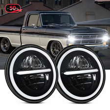 For 69-78 Ford F100 F150 F250 Pair 7inch Roun...