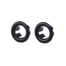 ARCORA 2 Pack Sink Overflow Ring Matte 0.6 x 0.8 x inches, Black-2