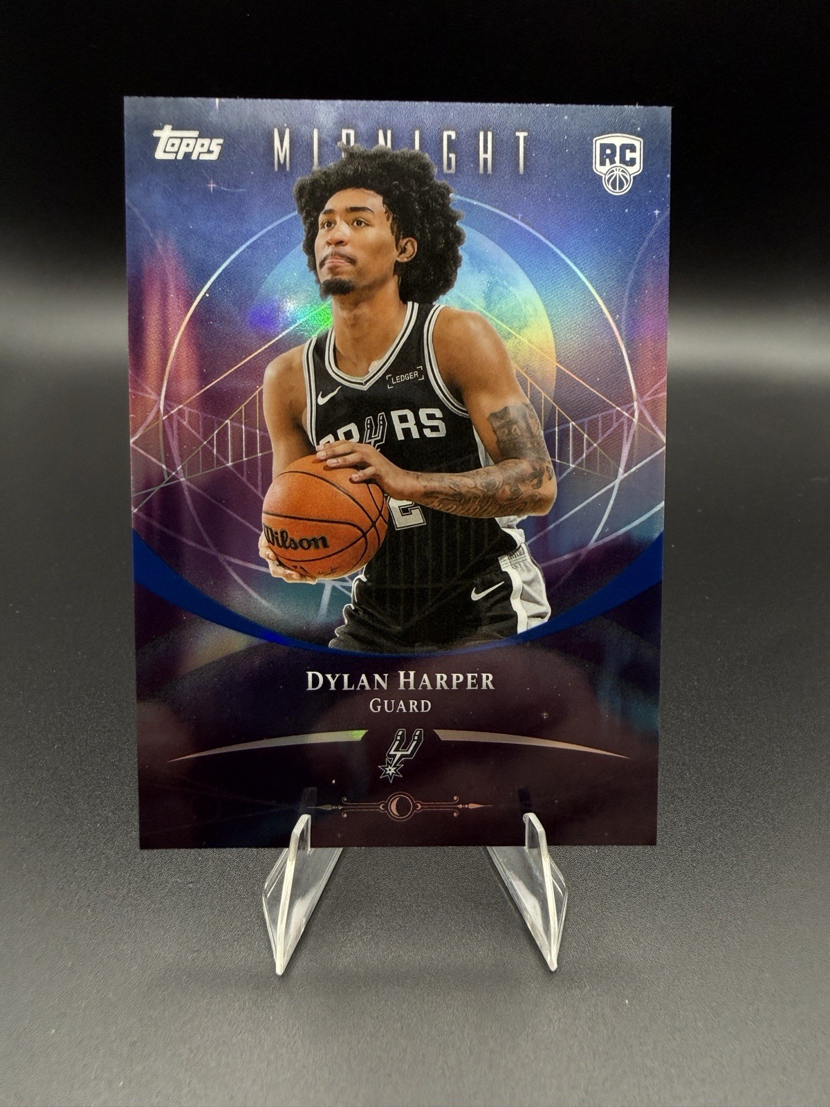 2025-26 Topps Midnight Rookie Dylan Harper #62 San Antonio Spurs NBA