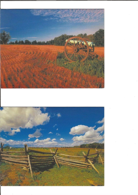 VINTAGE - THE CIVIL WAR PRESERVATION TRUST - SERIES: ANTIETAM (5) CARDS