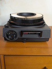 Kodak Carousel 800 Slide Projector w Case Tray Manual 1973 Kodak Letter Slides