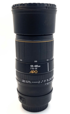 Sigma 135 400mm f/4.5 5.6 Objektiv für Canon DSLR (manuell, ohne AF) Lens