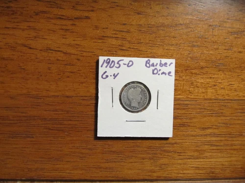 1905-O Barber Dime Nice Circulated Good Condition