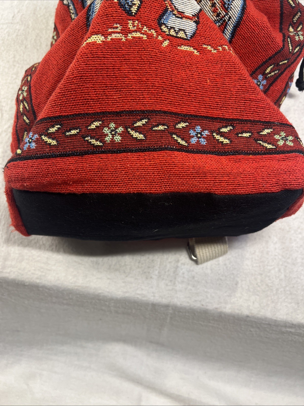 Canvas Backpack Elephant Pattern Adjustable Strap… - image 3