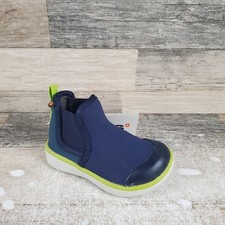 Bogs Kicker Kids Ankle Boots Sz 5 Navy Water Resistant Pull On Chelsea