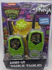 Teenage Mutant Mayhem Ninja Turtles Light Up Walkie Talkies NEW
