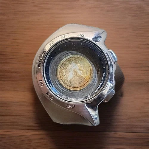 Vintage Seiko Asymmetrical Chronograph 1995 7T62-0AM0 Case And Crystal