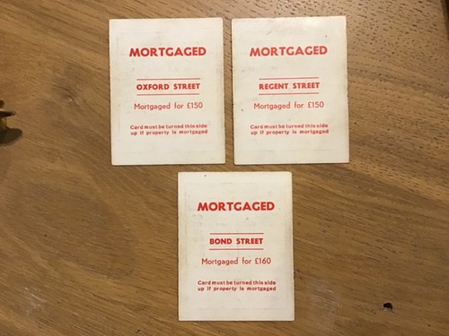 Repuestos Monopoly vintage, títulos de propiedad, fichas, dinero, hoteles Huse, otros - Imagen 20 de 58