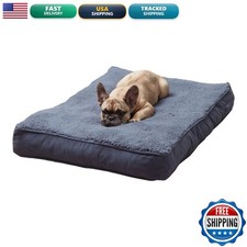 Happy Hounds Daisy Deluxe Supportive Sherpa Dog Bed, Small 36 x 24 in.