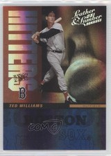 2005 Donruss Leather & Lumber Hitters Inc Silver 111/200 Ted Williams HOF 3v3