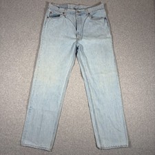 VTG 1993 Levi's 501 Light Wash Blue Jeans 36x30 Fits 32x29 USA Made