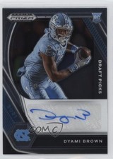 2021 Panini Prizm Draft Picks Draft Picks Dyami Brown #DPA-DYB Auto 1cc7