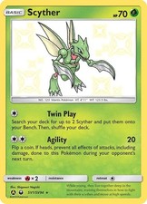 Scyther - SV1/SV94 - Pokemon Hidden Fates Sun & Moon Shiny Rare Card NM on eBay
