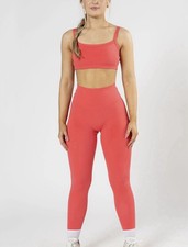 Paragon Fitwear Original Sculptstream Sculpt Leggings Large Spicy Margarita Red