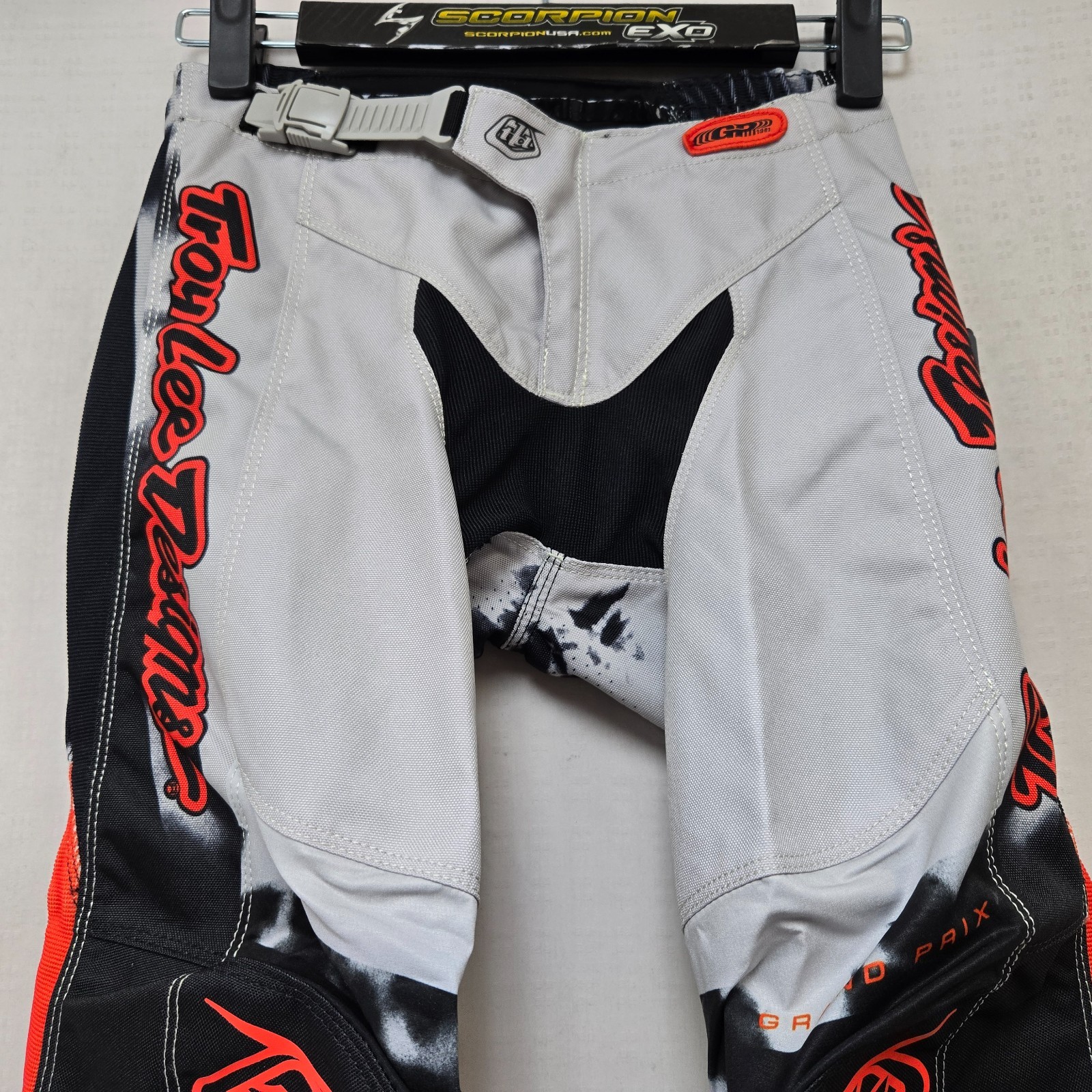 Troy Lee Designs TLD GP Off-Road Pants Astro Light Gray/Orange YOUTH 24 CLOSEOUT thumbnail 2