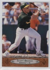 1996 Upper Deck Scott Brosius #165 g0b
