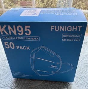 NEW IN BOX FUNIGHT NON-MEDICAL FOLDABLE PROTECTIVE MASKS, 40 IN SEALED PKGS