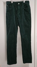 The Childrens Place Boy  s Stretch Dark Green Corduroy Pants Size 12