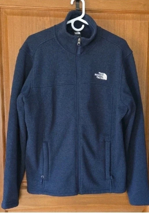 Mens North Face Navy Fleece Full Zip Jacket (Tsillian)