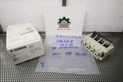 Telemecanique GK1-FY 22 x 58 1N+3P+1F+1DPMM Fuse Holder New Old Stock