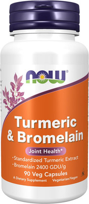 Supplements, Turmeric & Bromelain (Standardized Turmeric Extract) with Bromelain