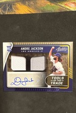 2022 Panini Absolute Tools of the Trade 2 Swatch Signatures Andre Jackson /199