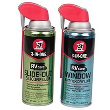 RVcare Slide Out Silicone, 11 oz. And RV Care Window  Track Dry Lube