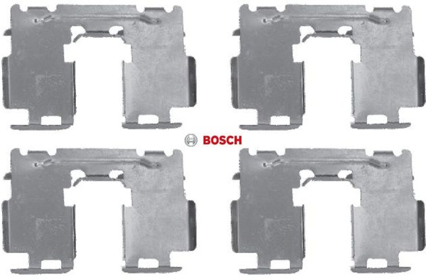 Bosch 1987474472 ZubehöRsatz FüR Scheibenbremsbelag ZubehöRsatz FüR Toyota-image