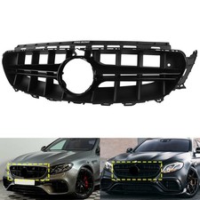 Schwarz Kühlergrill gitter für Mercedes-Benz E Cabriolet A238,Coupe C238 16-20