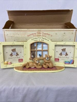 Gund   Twice As Nice  Bear Picture Frame In Box