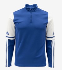 Adidas Youth Squadra 25 Shirt Run Blue Training Kid Top Jersey Tee Shirts JD3027