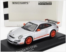 Minichamps 403066013 Porsche - 911 997 GT3 RS Coupe 2006 - Silver Orange - 1/43