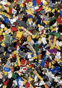 200 PIECES LEGO PARTS BULK LOT Parts Minifigures Torsos Heads Legs