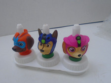 Good 2 Grow 3 Juice Bottle Toppers Paw Patrol Chase Skye Zuma Orange Blue Pink