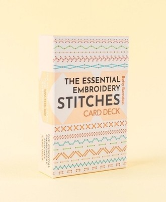 The Essential Embroidery Stitches Card Deck: Choose from 50 Versatile Stitches b