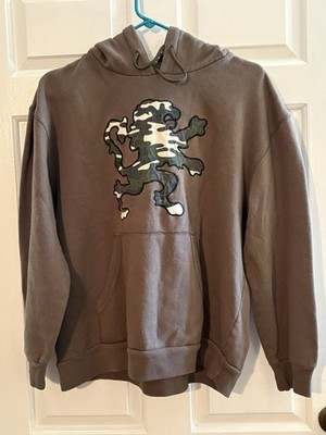Bugle Boy HOODIE ''LEGO  Men s size L Pullover Green Vintage 1980 s Classic