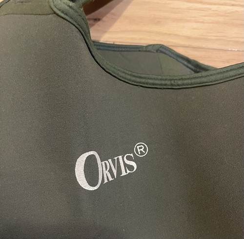 Orvis Neoprene Fly Fishing Stocking Hip Waders Men's 10 Felt Bottom Forest Green - Picture 11 of 17