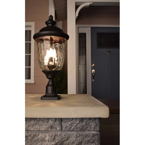 Maxim Lighting 3497WGOB Carriage House DC Outdoor Wall Light Oriental Bronze - Picture 3 of 8