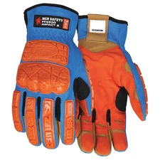 Mcr Safety Ff2930m Ff2930 Mechanics Gloves, Synthetic Leather Palm, Spandex