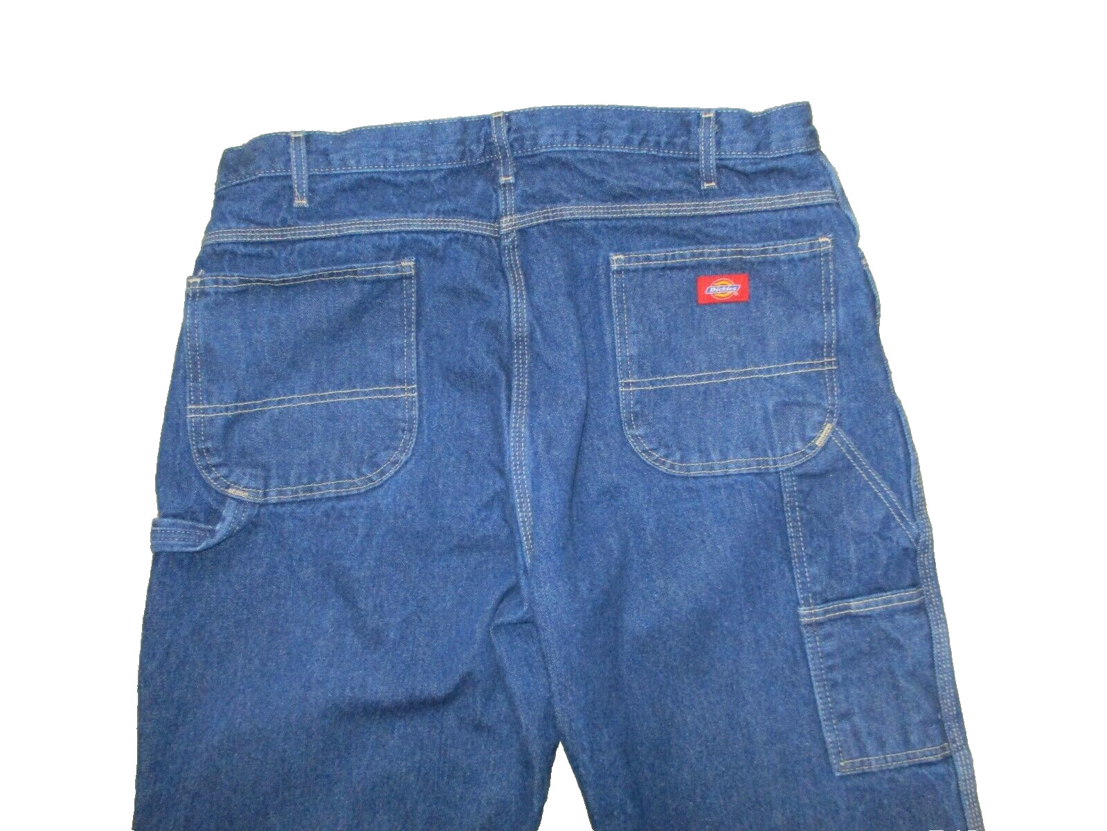 Mens 40 X 32 Blue Heavyweight Denim Relaxed Fit Workwear