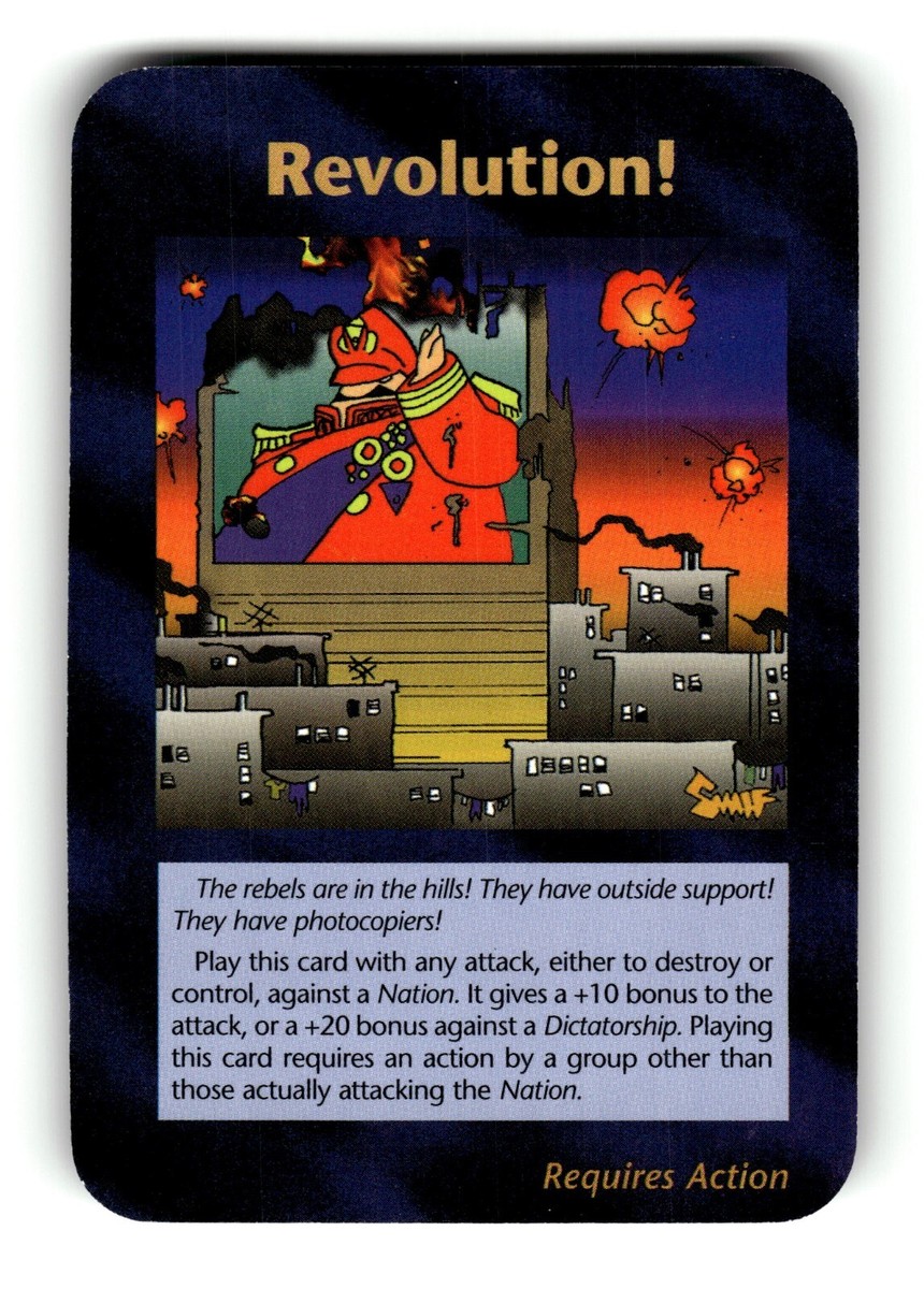 Revolution! Card Limited INWO Illuminati New World Order | eBay