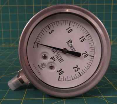 #ad Pacific Scientific Pressure Test Gauge PSIG 30 316 S.S. Tube and Socket 4.5quot; $40.00