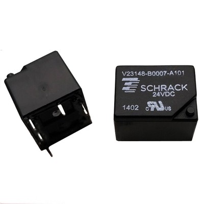 2Pcs TYCO V23148-B0007-A101 24VDC Single Coil Magnetic Latching Relay 5Pins
